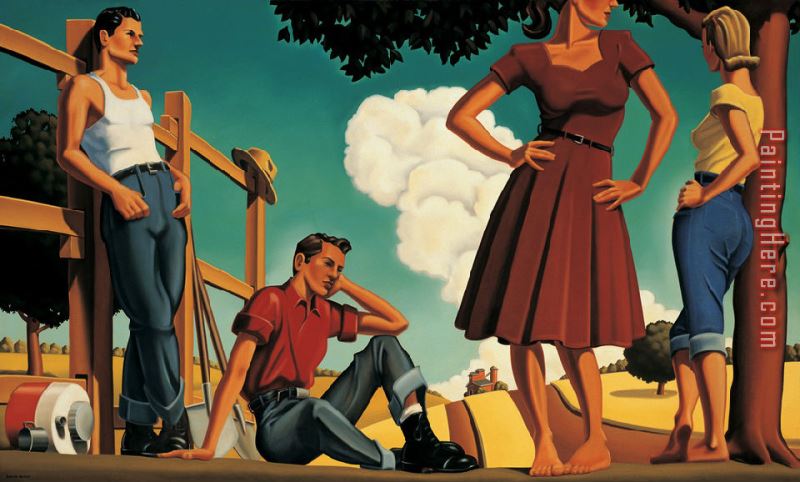 Kenton Nelson After The Blue Sirocco