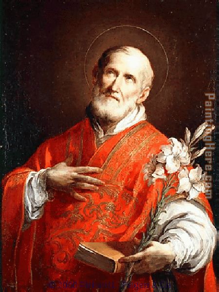 2014 Portrait Saint Philip Neri painting anysize 50% off