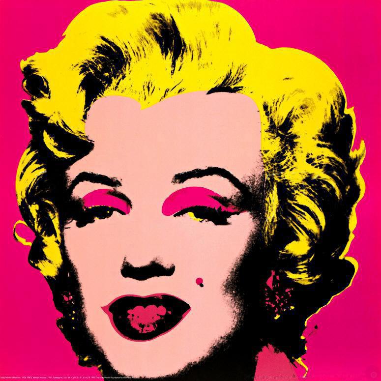 Andy Warhol Marilyn Monroe Pink painting anysize 50% off