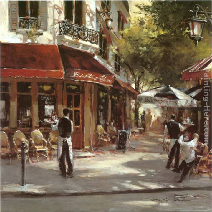 Brent Heighton Bistro Waiters painting anysize 50% off