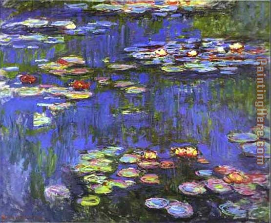 Claude Monet Water Lilies Painting anysize 50% off