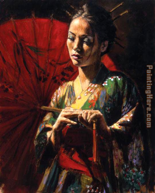 Fabian Perez New Michiko painting anysize 50% off