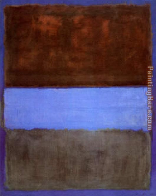 Mark Rothko No 61 Brown Blue Brown On Blue C1953 Painting Anysize 50% Off