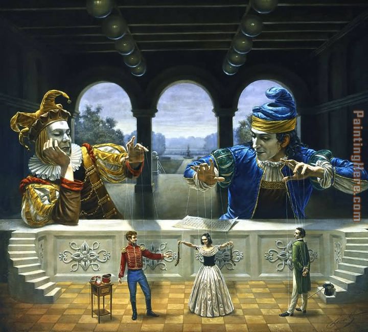 Michael Cheval Art of Diplomacy II painting anysize 50% off