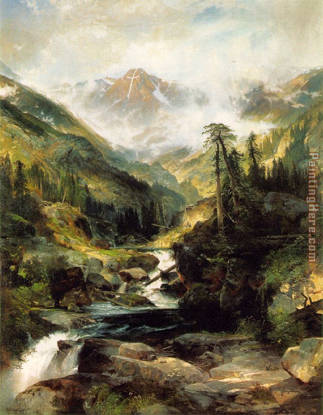 Thomas Moran Mountain of the Holy Cross painting anysize 50% off