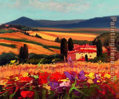 Tuscan landscape Painting anysize 50% off