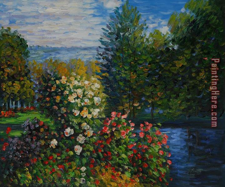 Claude Monet Corner Of The Garden At Montgeron painting anysize 50% off