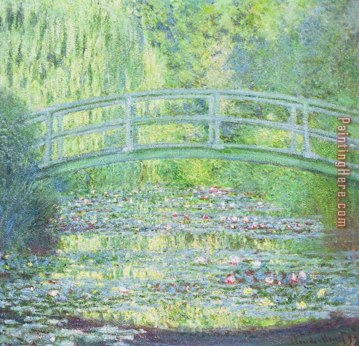 Claude Monet The Waterlily Pond with the Japanese Bridge painting ...