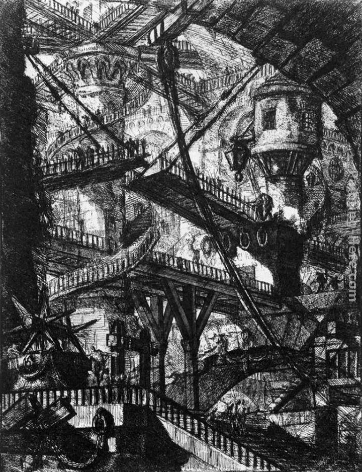 Giovanni Battista Piranesi The Prisons (plate VII) painting anysize 50% off