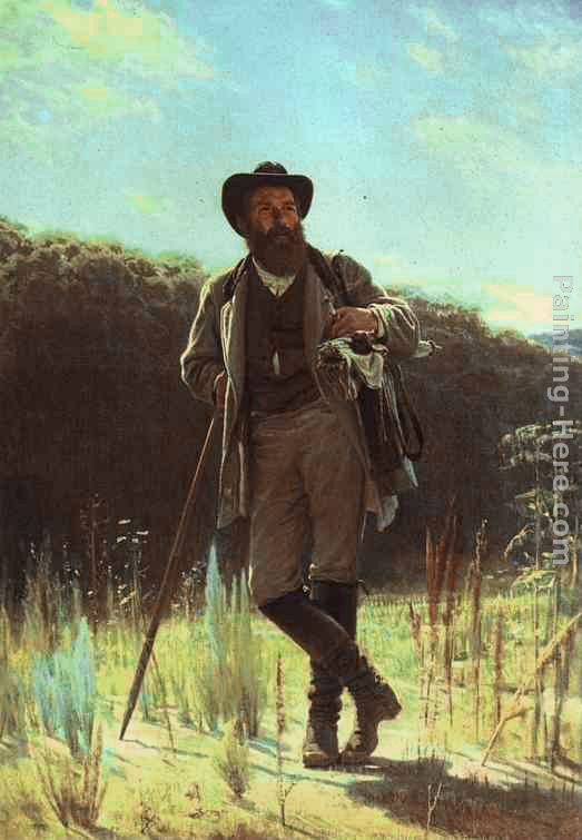 Ivan Nikolaevich Kramskoy Portrait of the Artist Ivan Shishkin painting ...