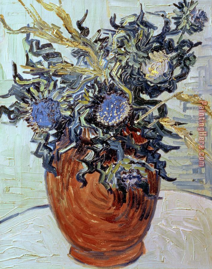 Vincent van Gogh Still Life with Thistles painting anysize 50% off