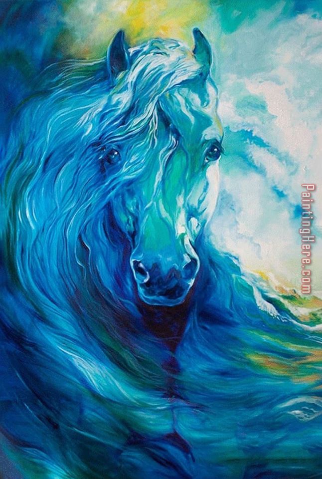 2011 Blue Horse Head