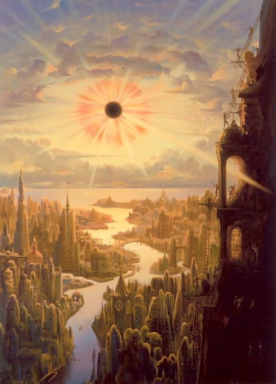 Vladimir Kush Tower of Babel painting anysize 50% off