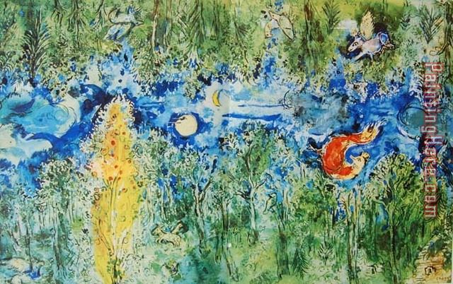 Marc Chagall The Enchanted Forest