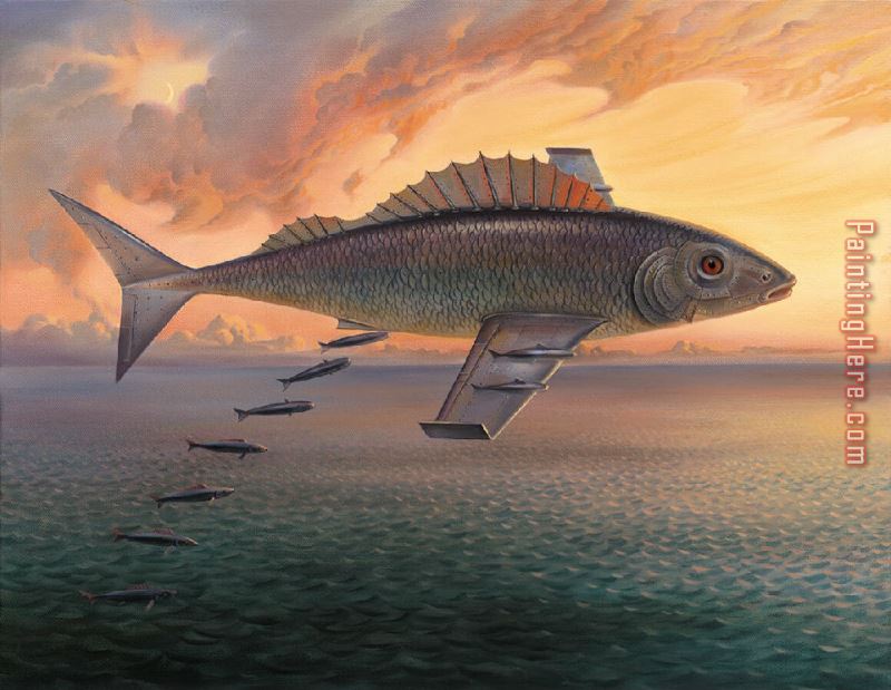 Vladimir Kush Flying Fish
