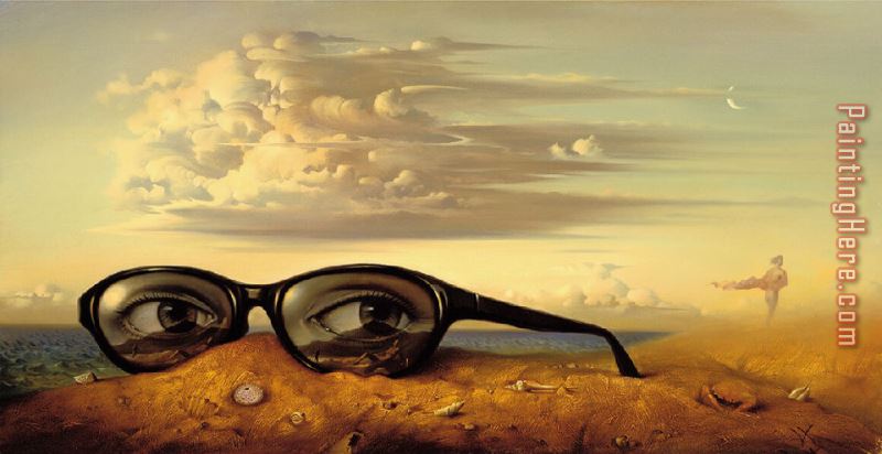 Vladimir Kush Forgotten Sunglasses