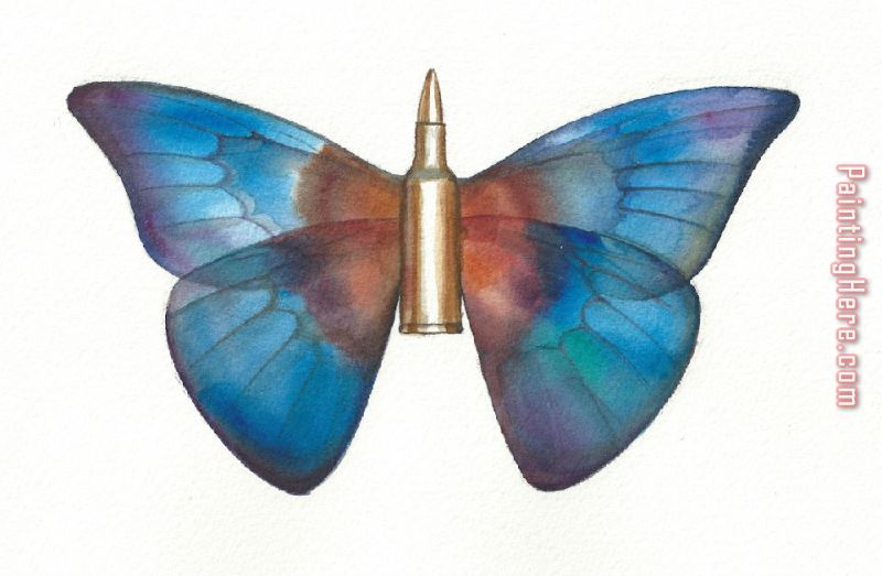 Vladimir Kush Morpho Bullet Butterfly