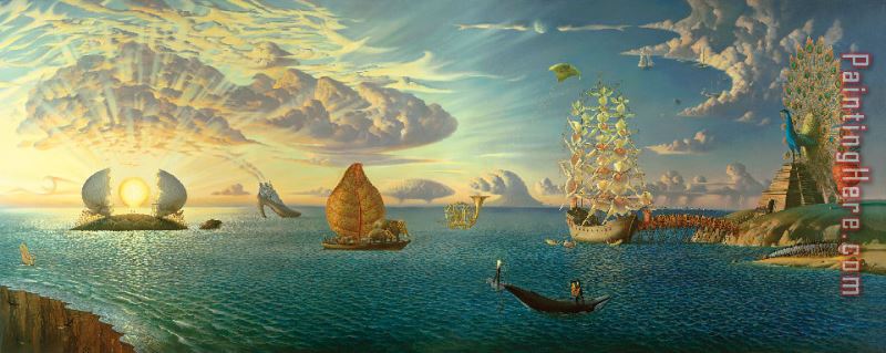 Vladimir Kush Mythology of The Oceans And Heavens